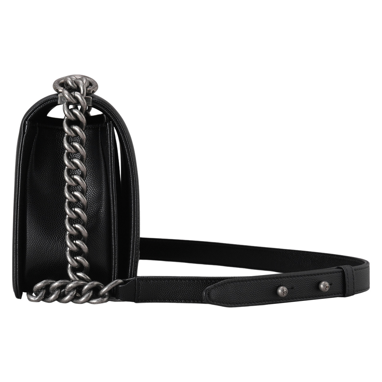 CHANEL(USED)샤넬 캐비어 보이샤넬 미듐 플랩백