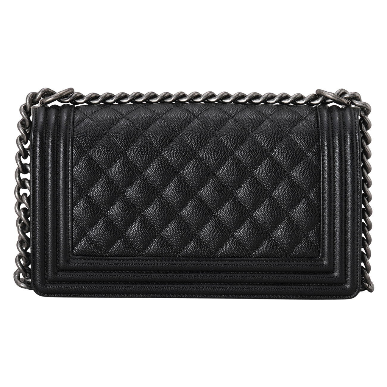 CHANEL(USED)샤넬 캐비어 보이샤넬 미듐 플랩백
