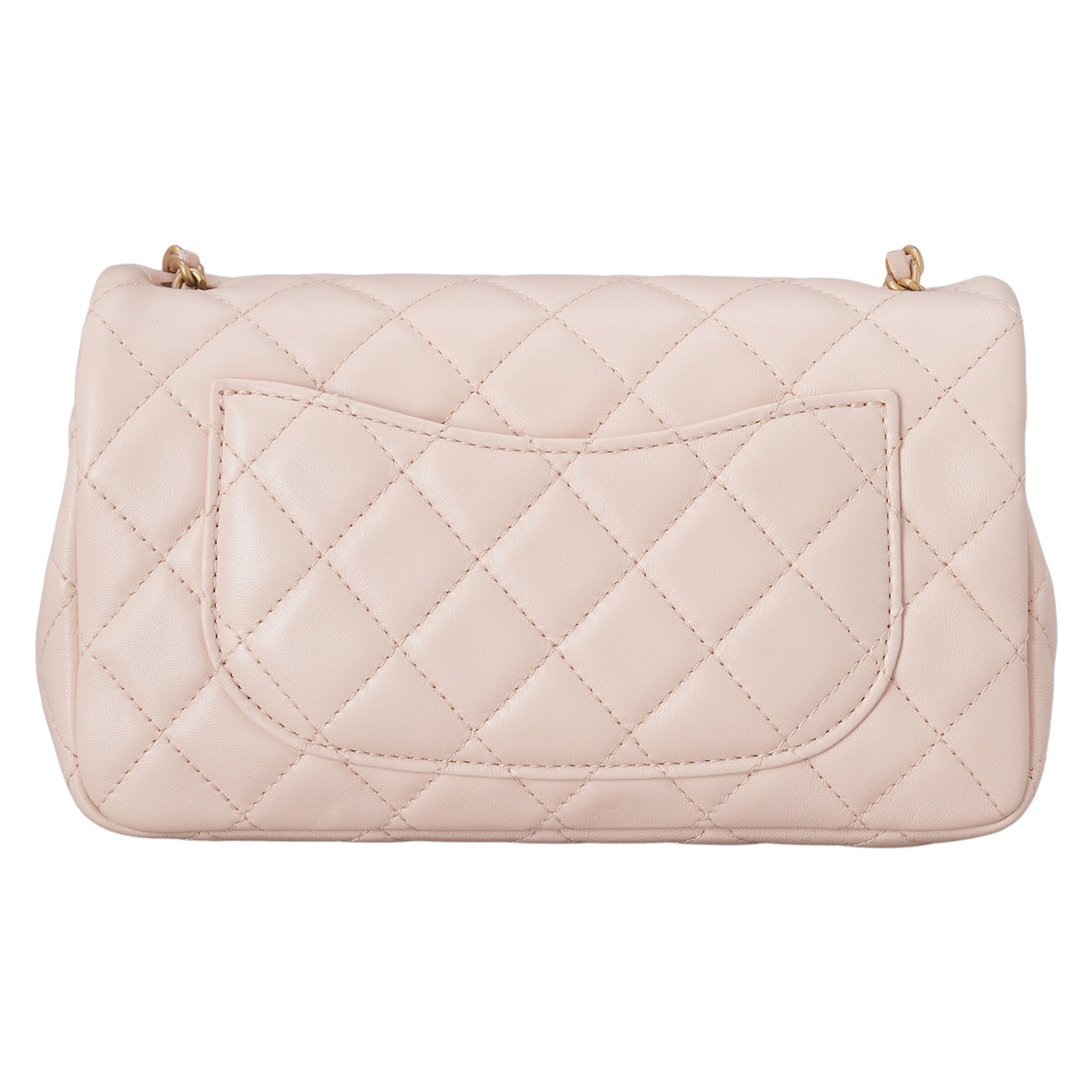 CHANEL(USED)샤넬 램스킨 뉴미니 골든볼 크로스백