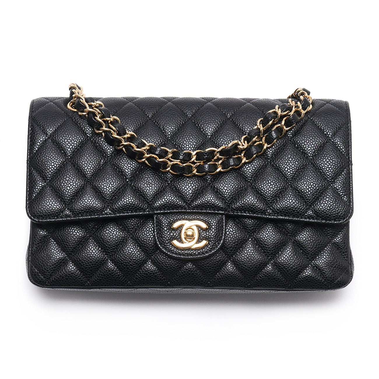 CHANEL(USED)샤넬 캐비어 클래식 미듐 플랩백