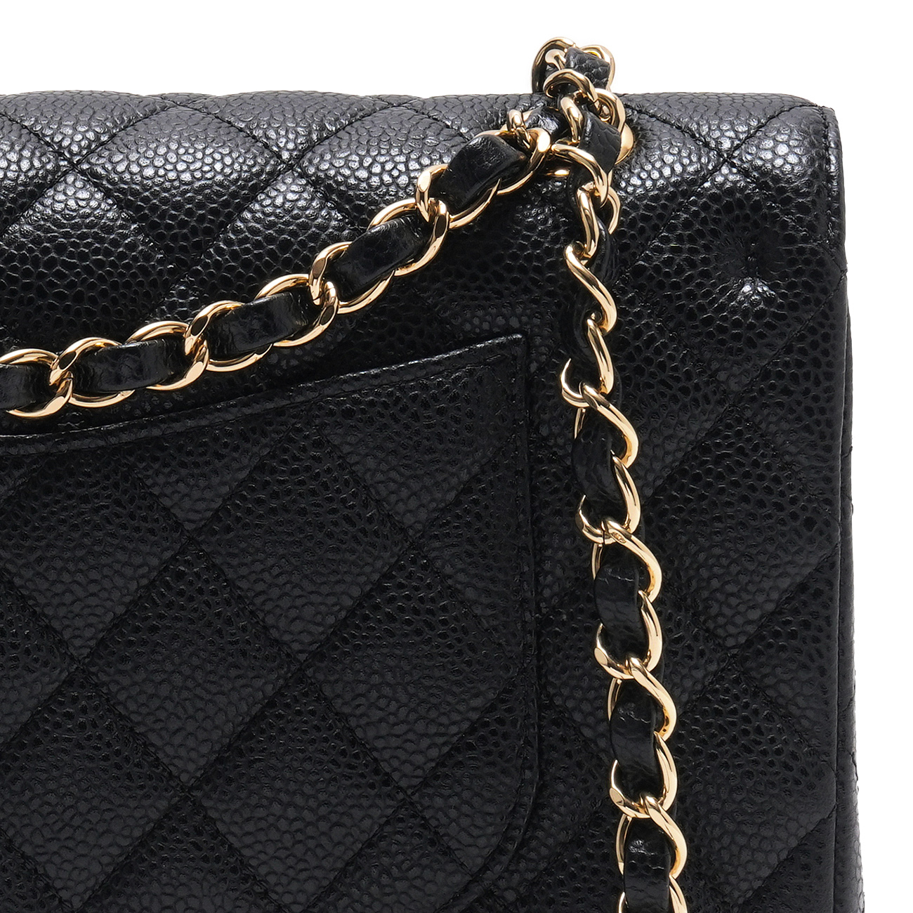 CHANEL(USED)샤넬 캐비어 클래식 미듐 플랩백