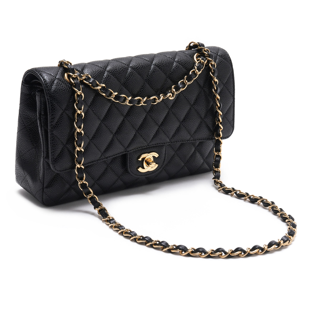 CHANEL(USED)샤넬 캐비어 클래식 미듐 플랩백