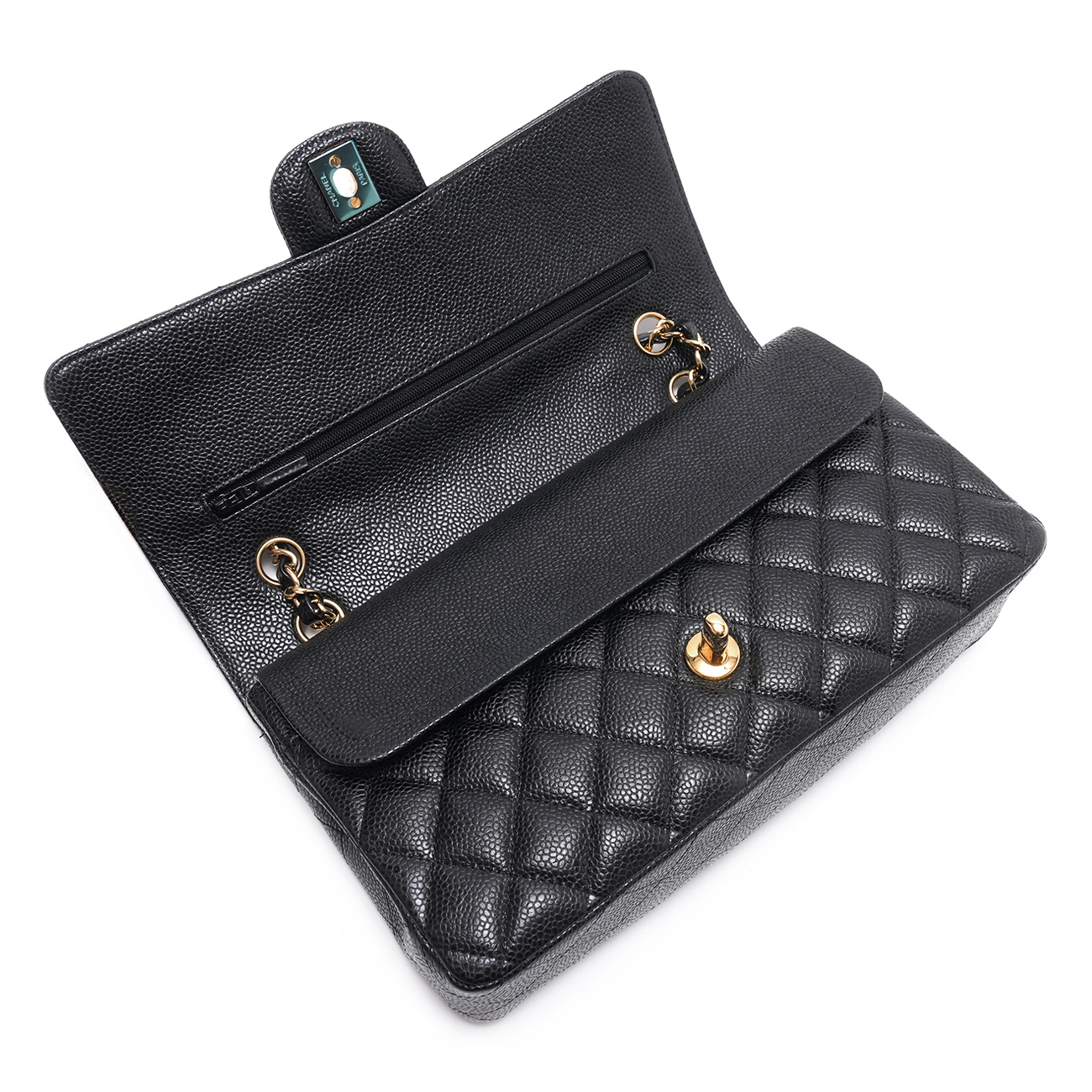 CHANEL(USED)샤넬 캐비어 클래식 미듐 플랩백