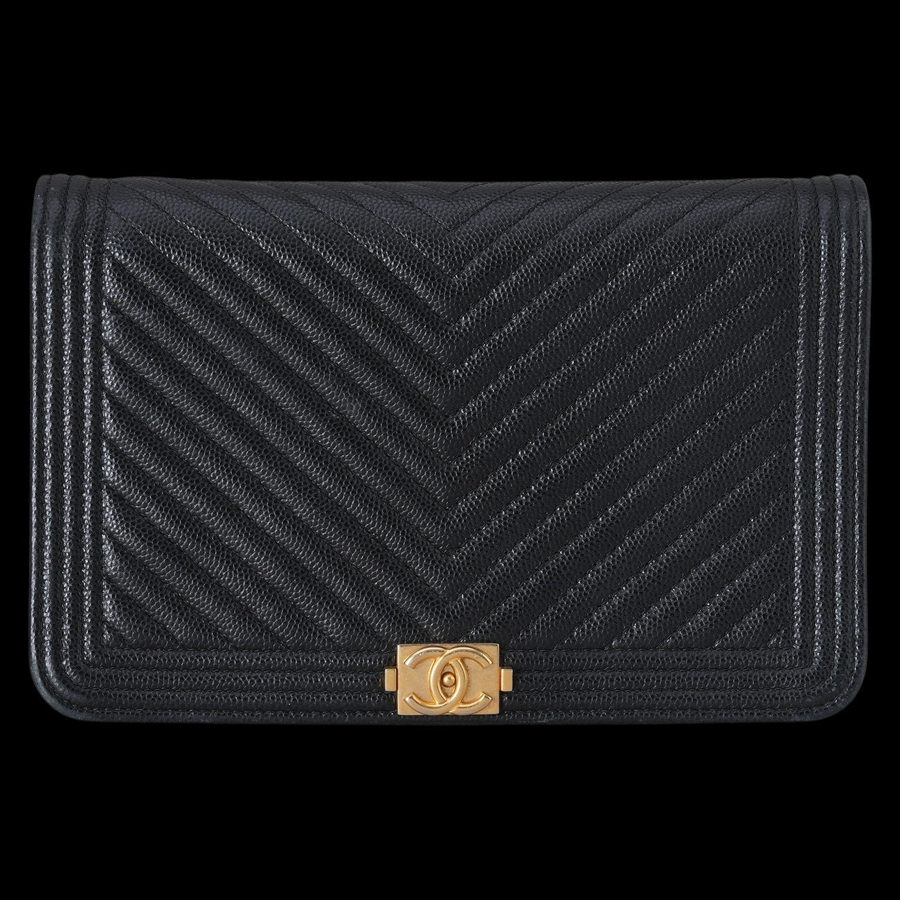 CHANEL(USED)샤넬 캐비어 보이샤넬 WOC