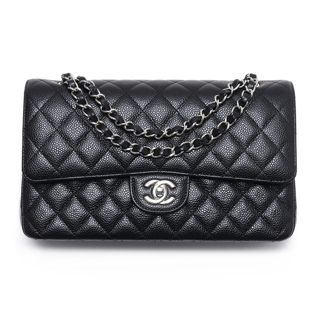 CHANEL(USED)샤넬 캐비어 클래식 미듐 플랩백