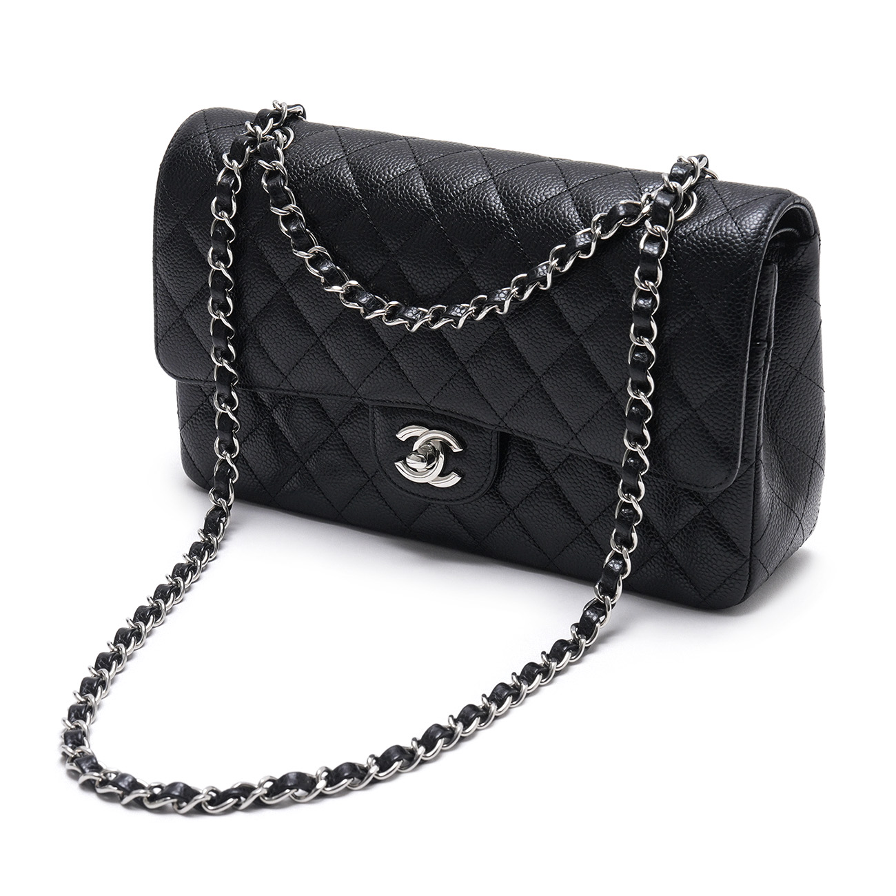 CHANEL(USED)샤넬 캐비어 클래식 미듐 플랩백
