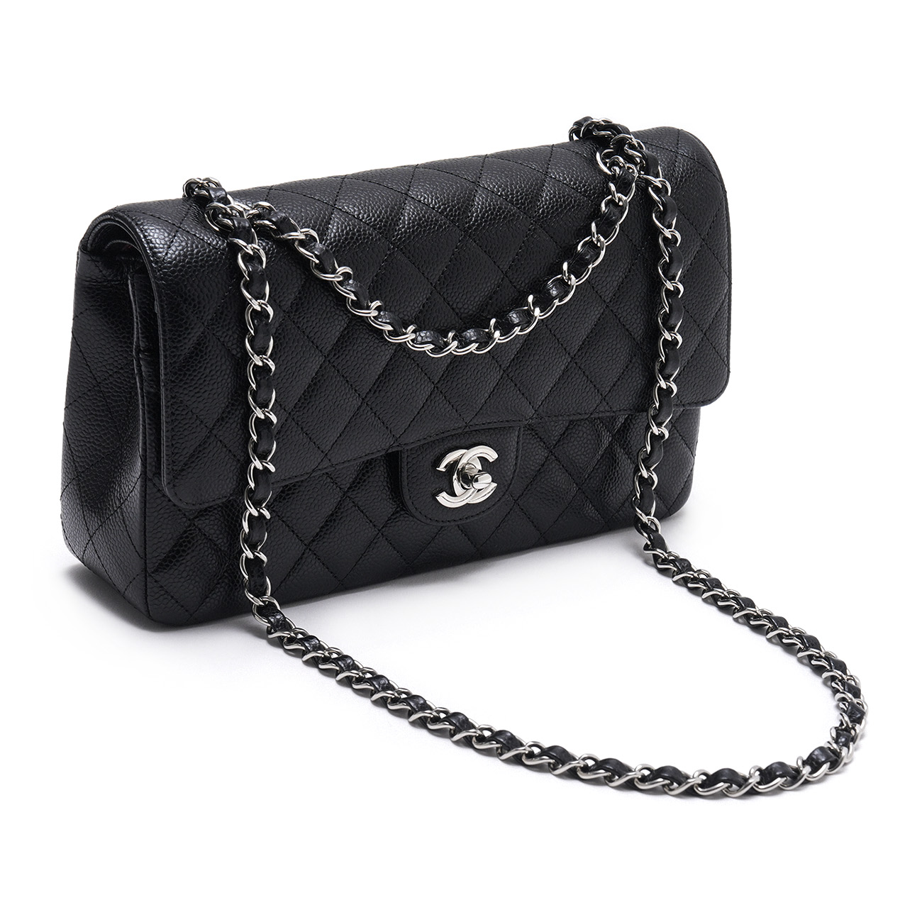 CHANEL(USED)샤넬 캐비어 클래식 미듐 플랩백