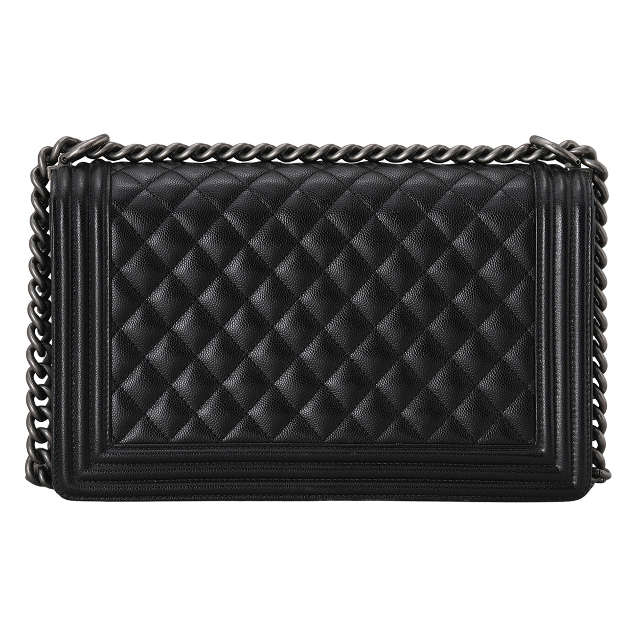 CHANEL(USED)샤넬 캐비어 보이샤넬 라지 플랩백