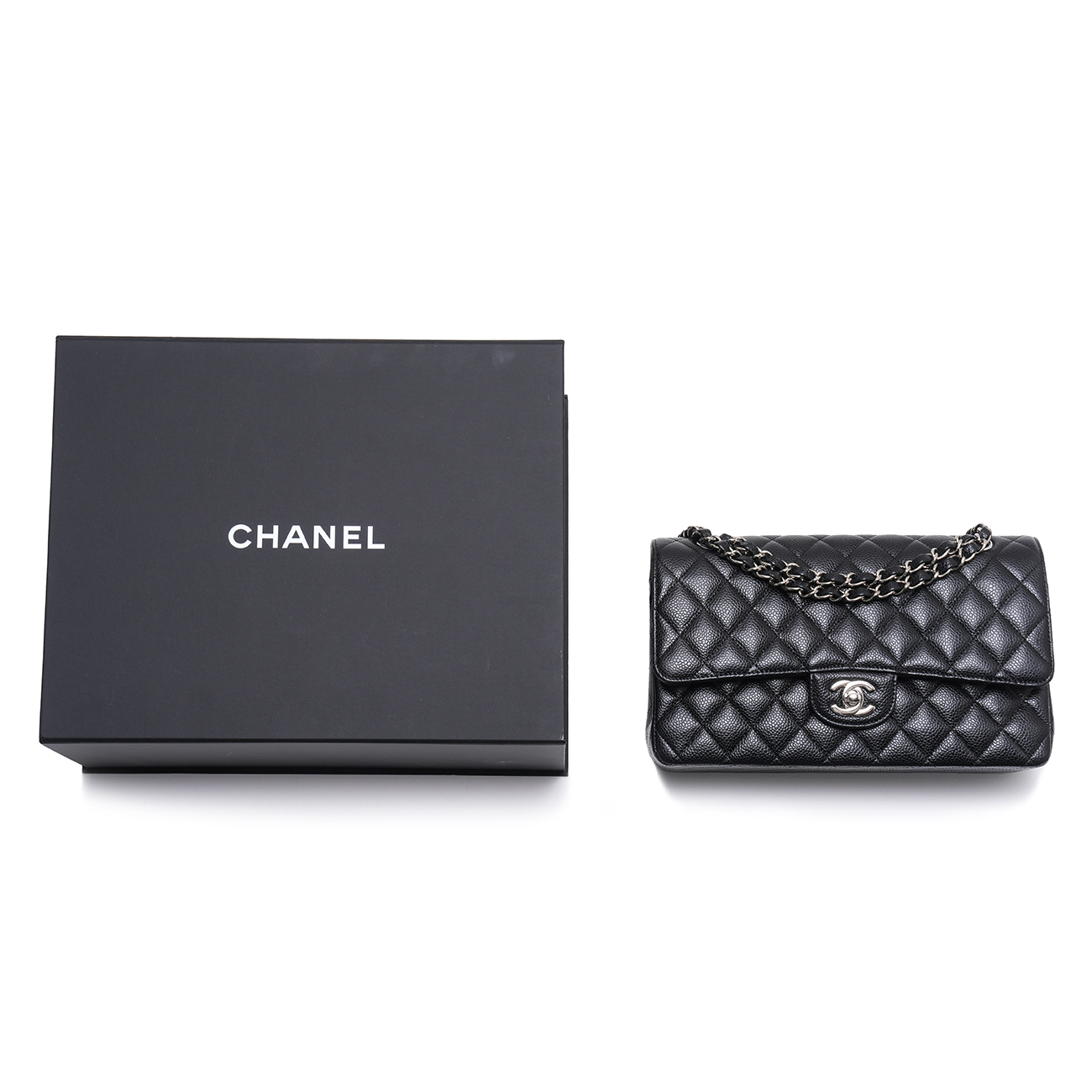 CHANEL(USED)샤넬 캐비어 클래식 미듐 플랩백