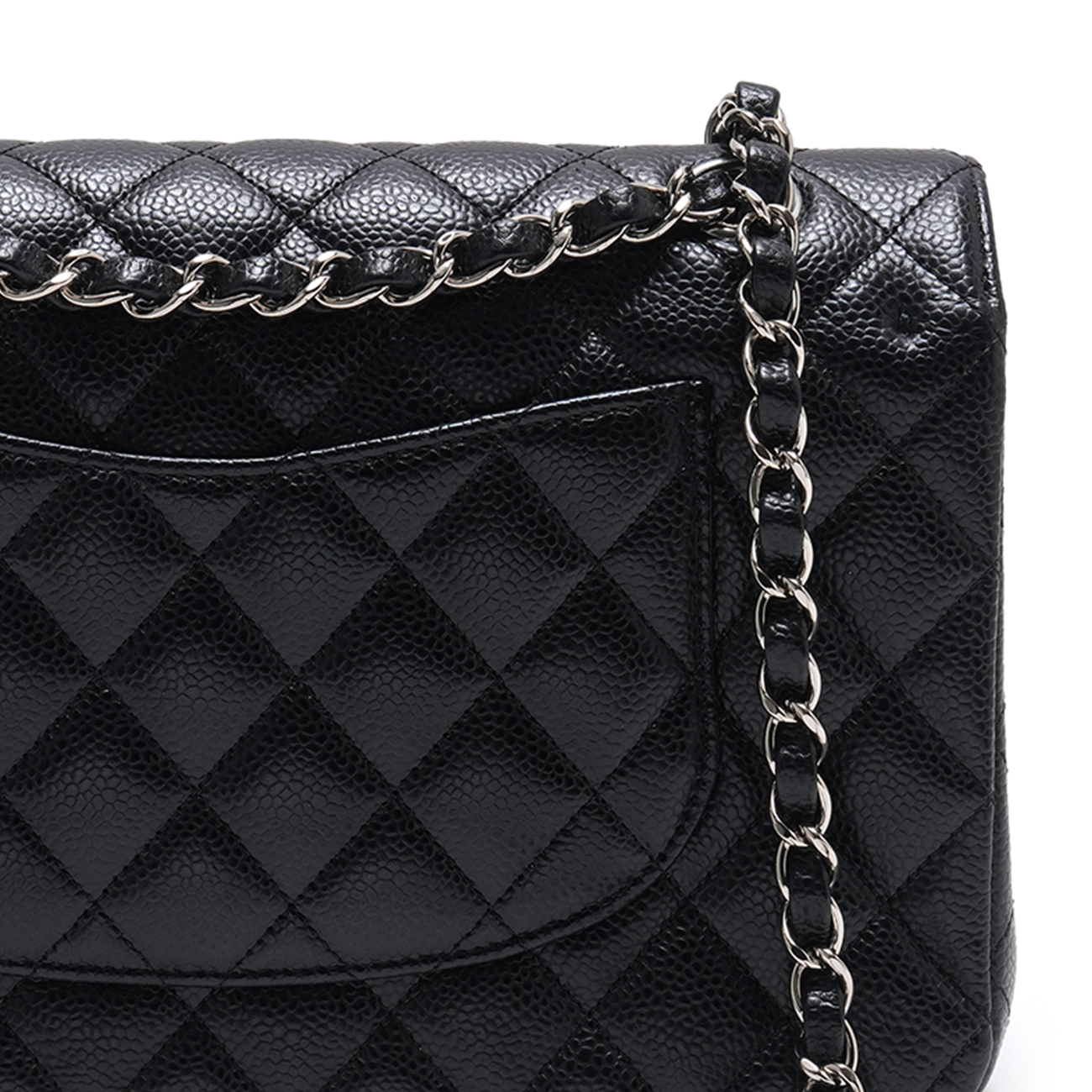 CHANEL(USED)샤넬 캐비어 클래식 미듐 플랩백