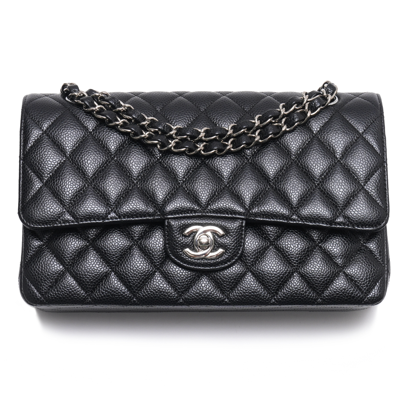 CHANEL(USED)샤넬 캐비어 클래식 미듐 플랩백