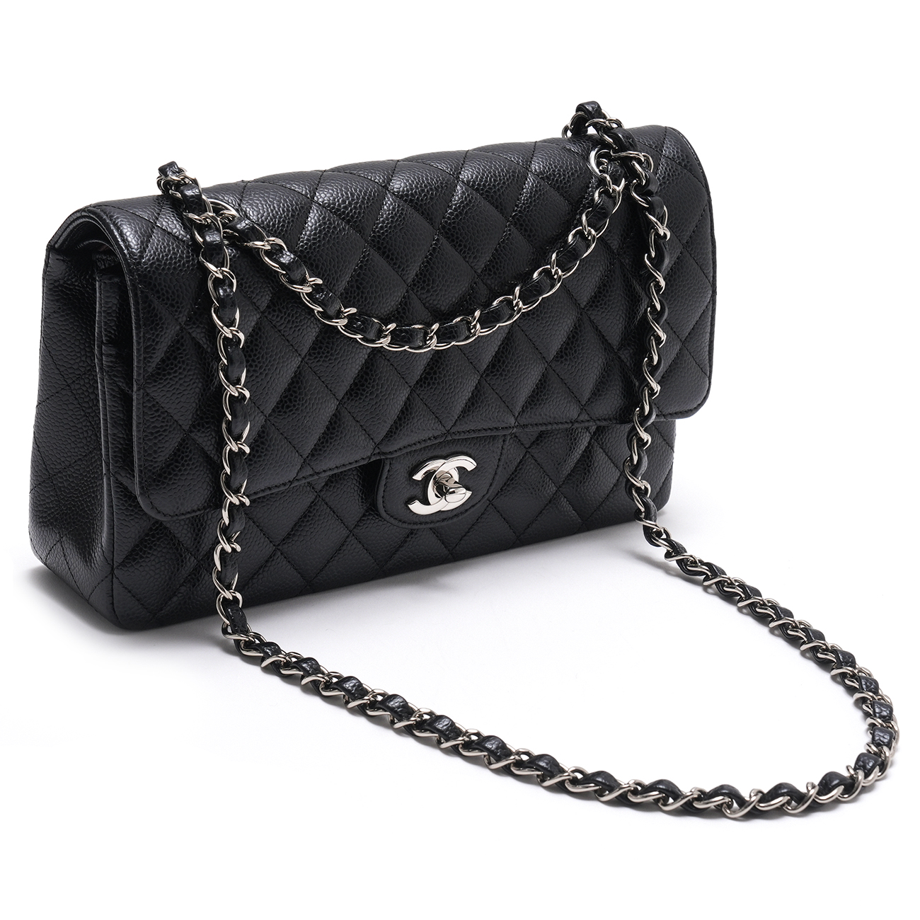 CHANEL(USED)샤넬 캐비어 클래식 미듐 플랩백
