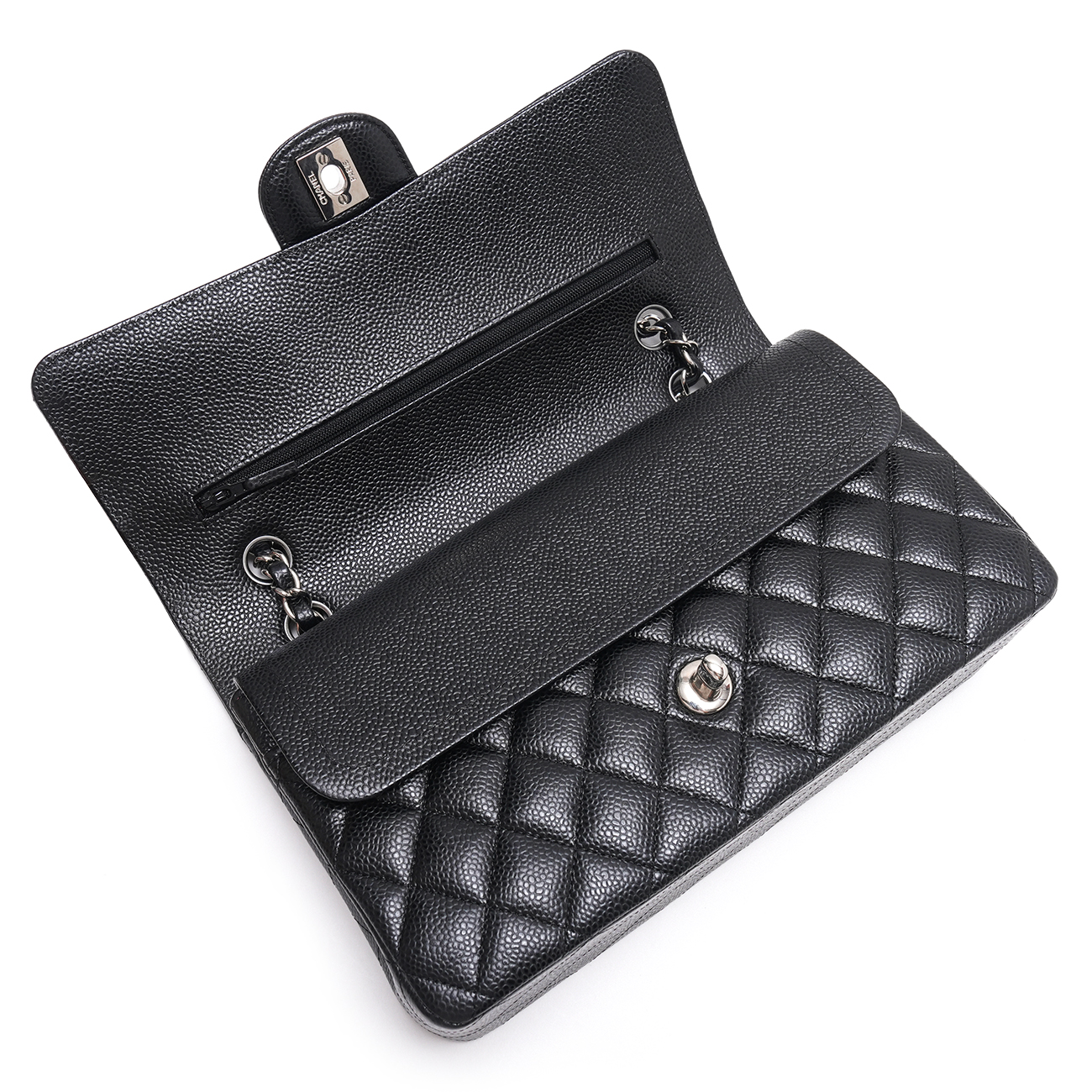 CHANEL(USED)샤넬 캐비어 클래식 미듐 플랩백