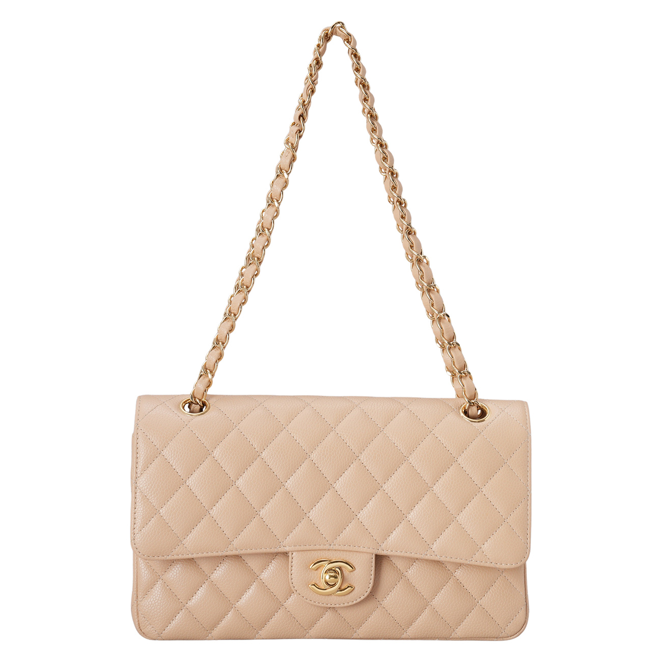 CHANEL(USED)샤넬 캐비어 클래식 미듐 플랩백
