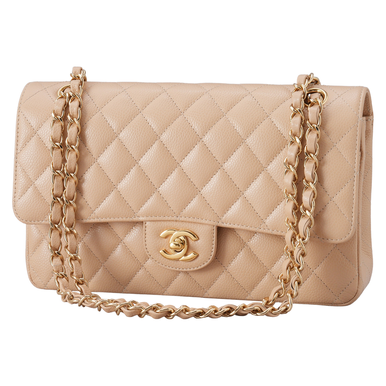 CHANEL(USED)샤넬 캐비어 클래식 미듐 플랩백