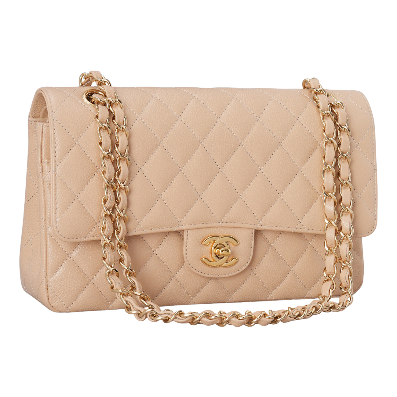 CHANEL(USED)샤넬 캐비어 클래식 미듐 플랩백