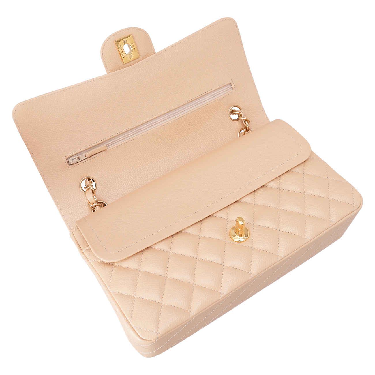 CHANEL(USED)샤넬 캐비어 클래식 미듐 플랩백