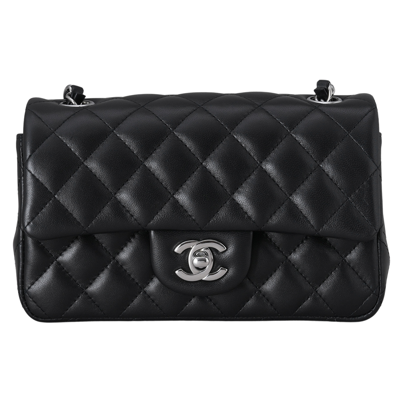 CHANEL(USED)샤넬 A69900 램스킨 클래식 뉴미니 크로스백