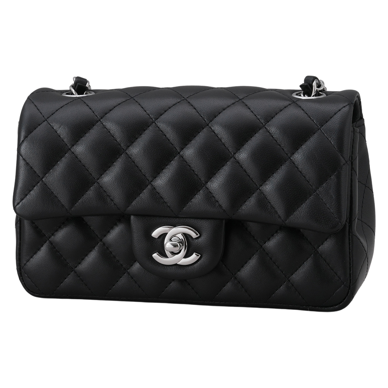 CHANEL(USED)샤넬 A69900 램스킨 클래식 뉴미니 크로스백
