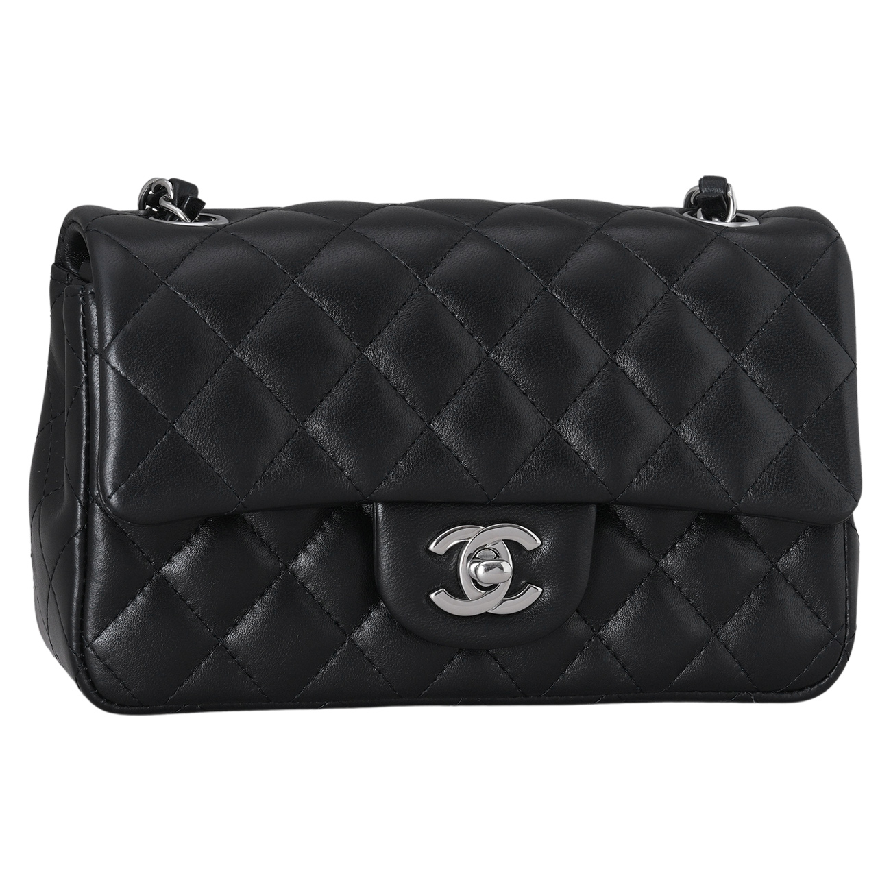 CHANEL(USED)샤넬 A69900 램스킨 클래식 뉴미니 크로스백