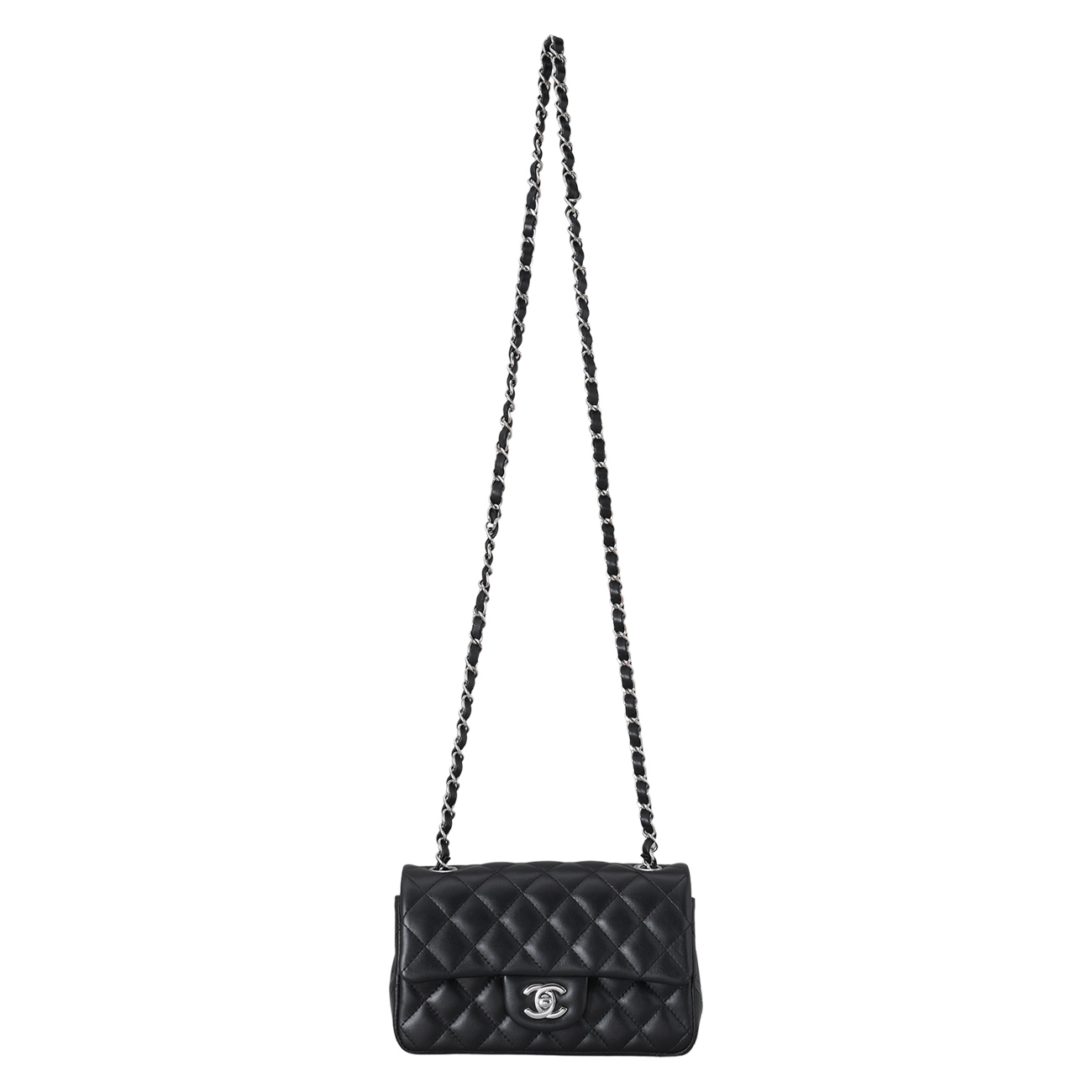 CHANEL(USED)샤넬 A69900 램스킨 클래식 뉴미니 크로스백