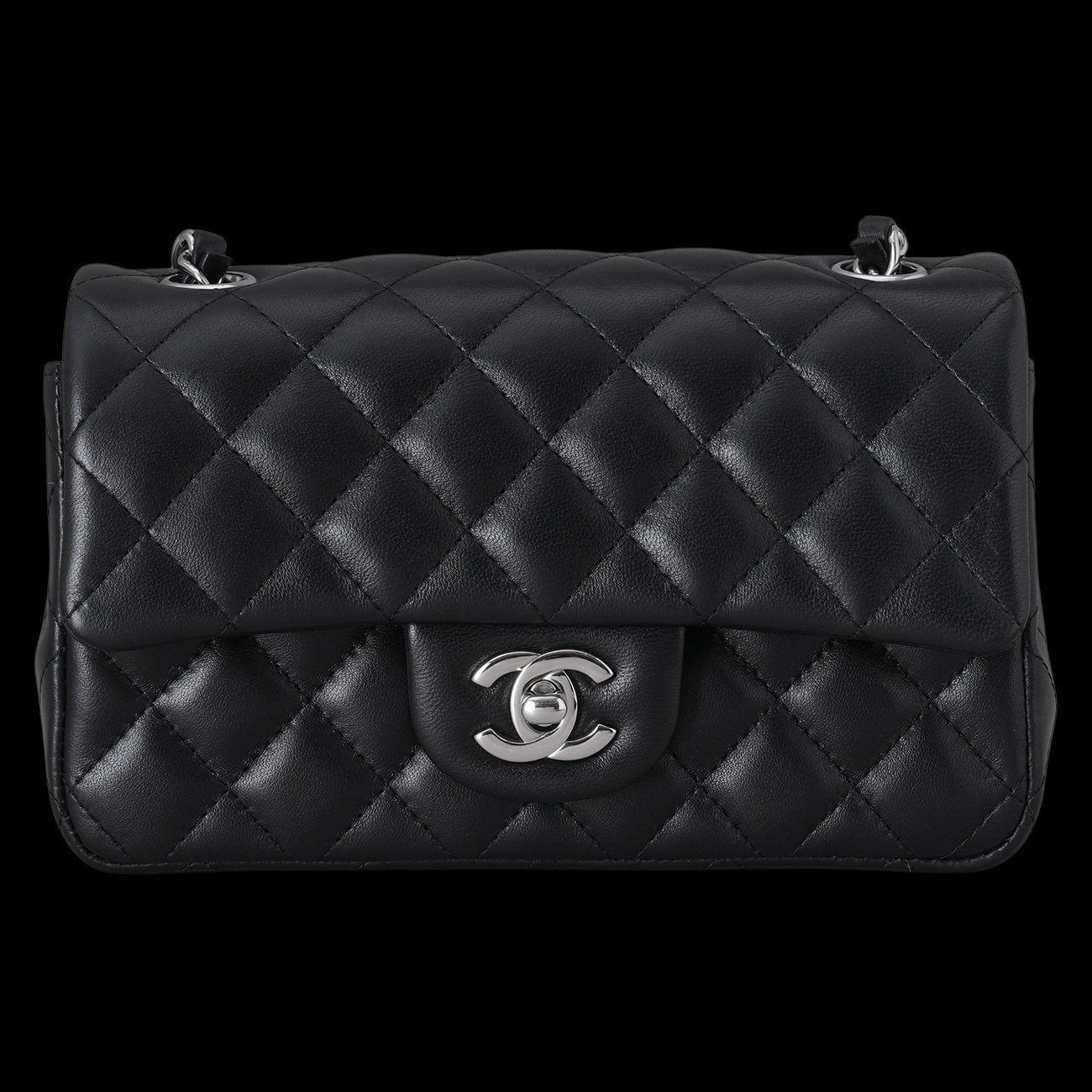 CHANEL(USED)샤넬 A69900 램스킨 클래식 뉴미니 크로스백