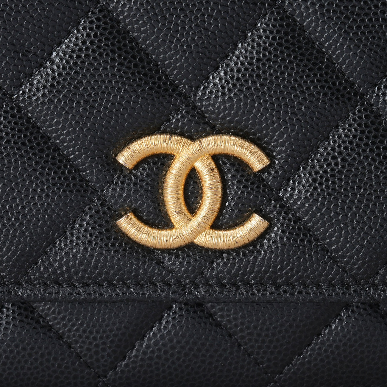 CHANEL(USED)샤넬 AP3516 시즌 캐비어 CC로고 WOC