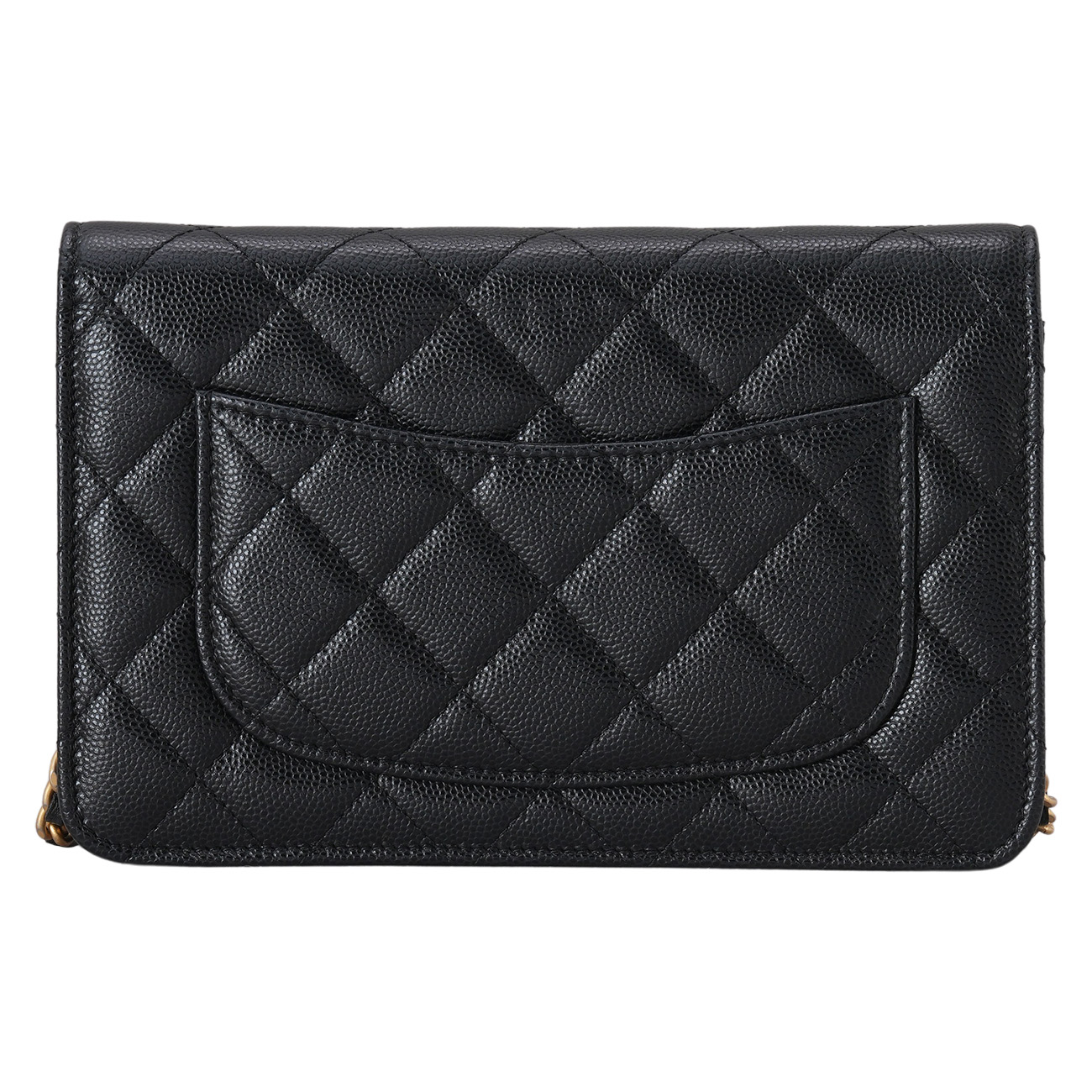 CHANEL(USED)샤넬 AP3516 시즌 캐비어 CC로고 WOC