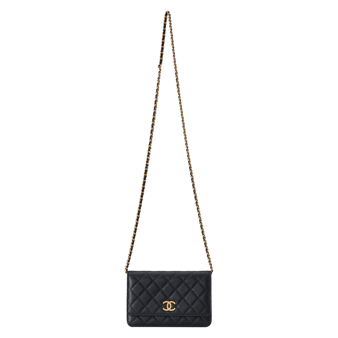 CHANEL(USED)샤넬 AP3516 시즌 캐비어 CC로고 WOC