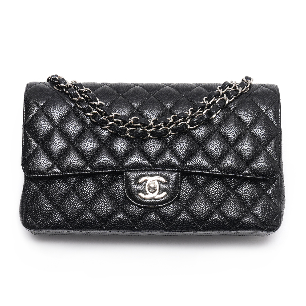 CHANEL(USED)샤넬 캐비어 클래식 미듐 플랩백
