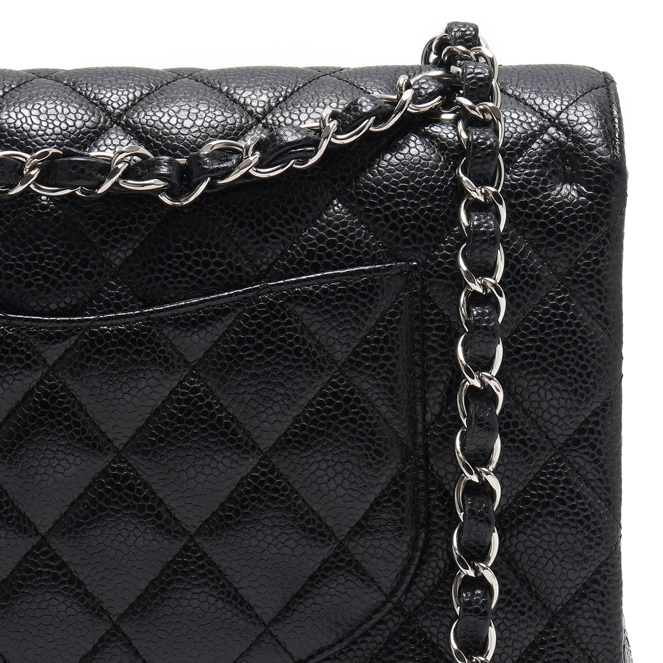 CHANEL(USED)샤넬 캐비어 클래식 미듐 플랩백