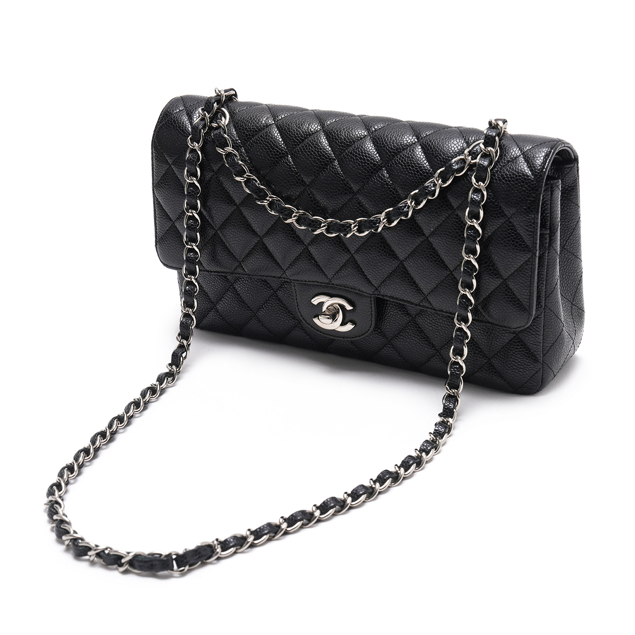 CHANEL(USED)샤넬 캐비어 클래식 미듐 플랩백