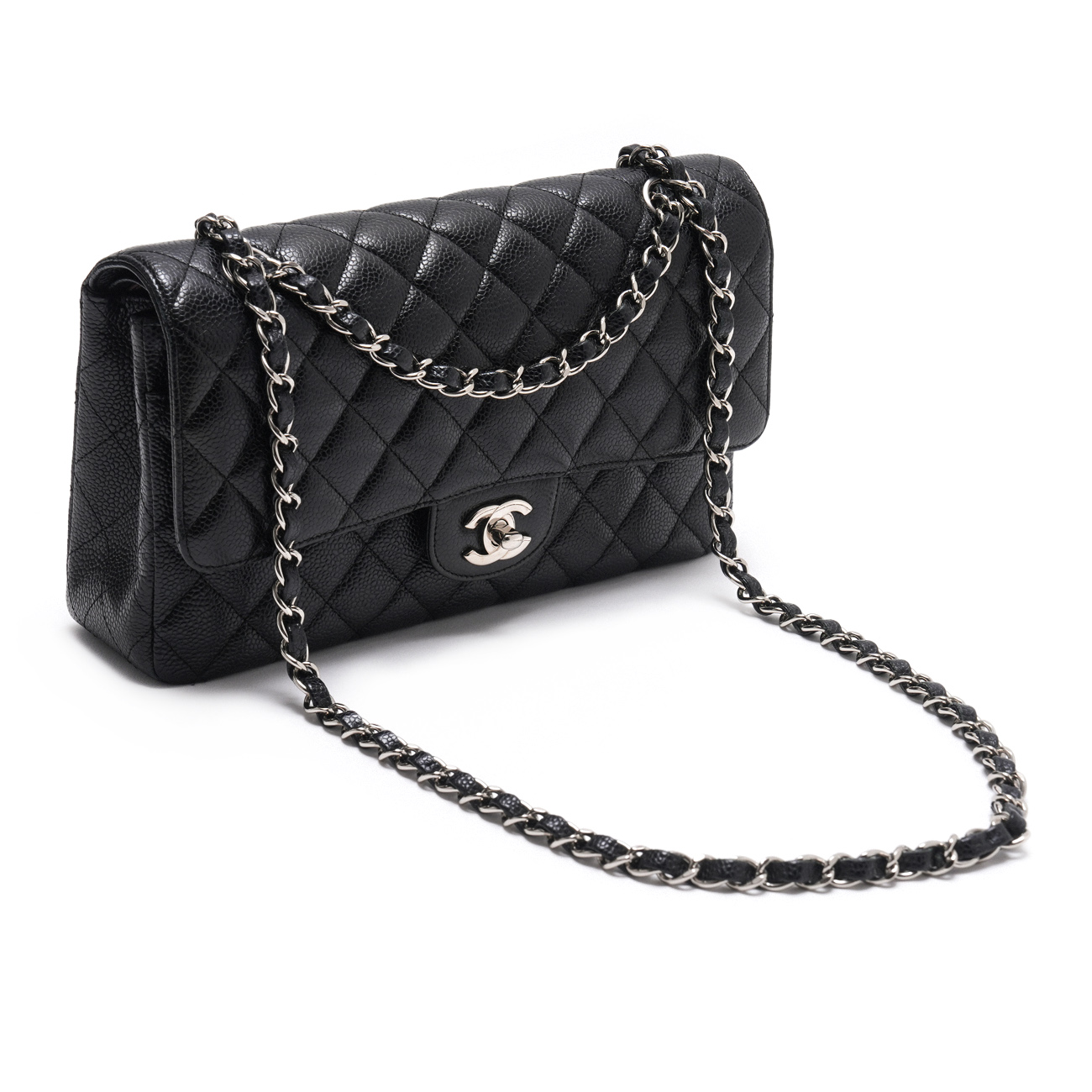 CHANEL(USED)샤넬 캐비어 클래식 미듐 플랩백