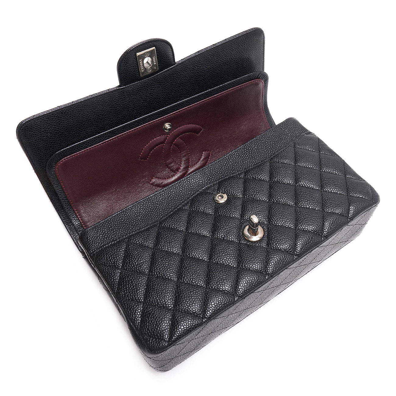 CHANEL(USED)샤넬 캐비어 클래식 미듐 플랩백