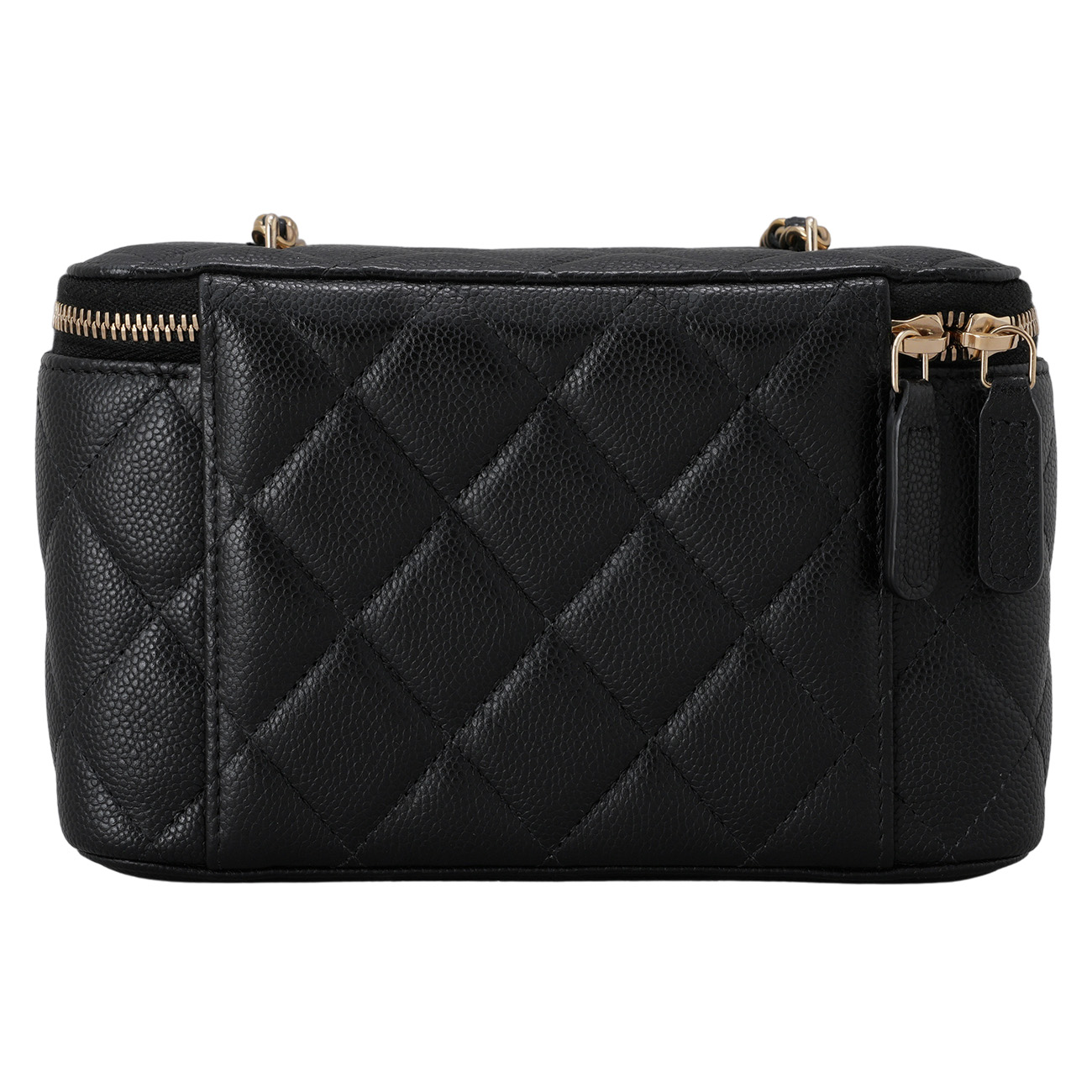 CHANEL(USED)샤넬 캐비어 직사각 베니티