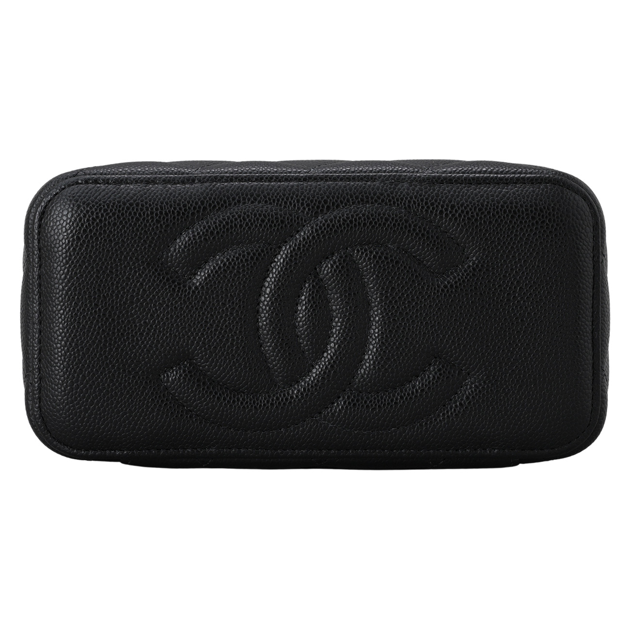 CHANEL(USED)샤넬 캐비어 직사각 베니티