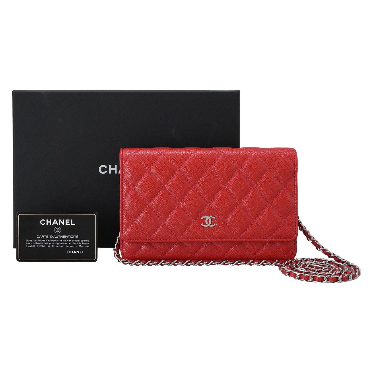 CHANEL(USED)샤넬 캐비어 클래식 WOC