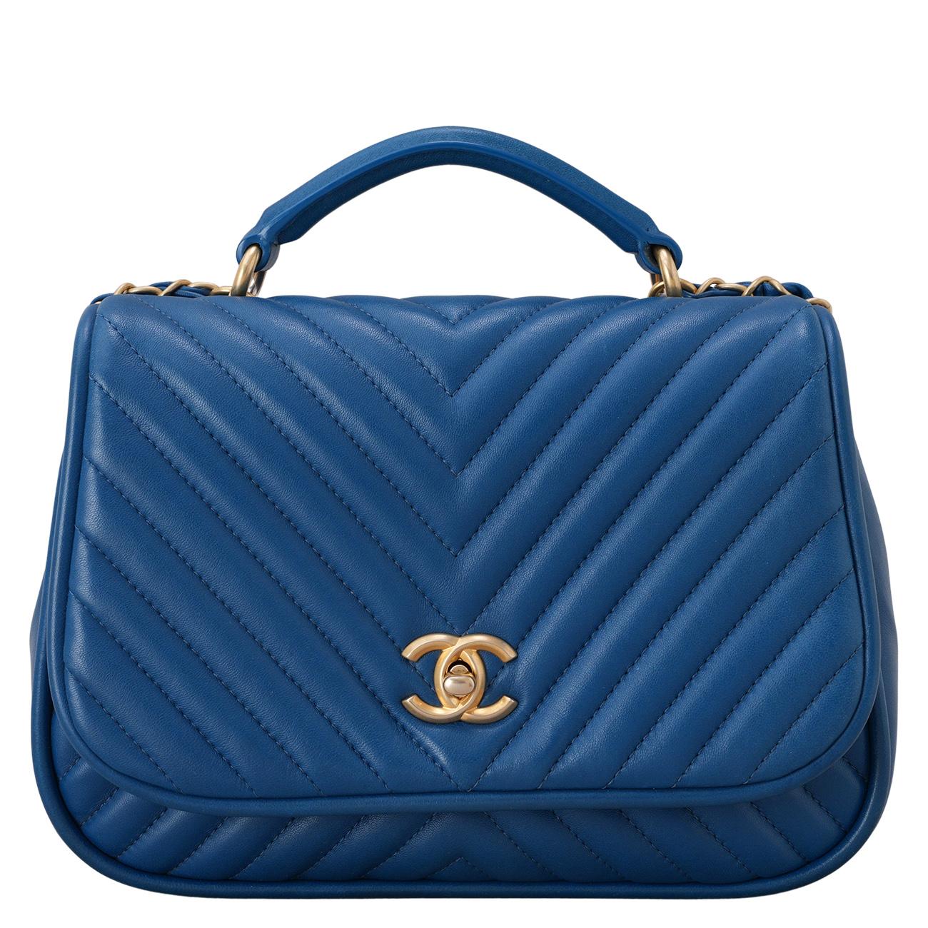 CHANEL(USED)샤넬 시즌 쉐브론 체인 숄더백