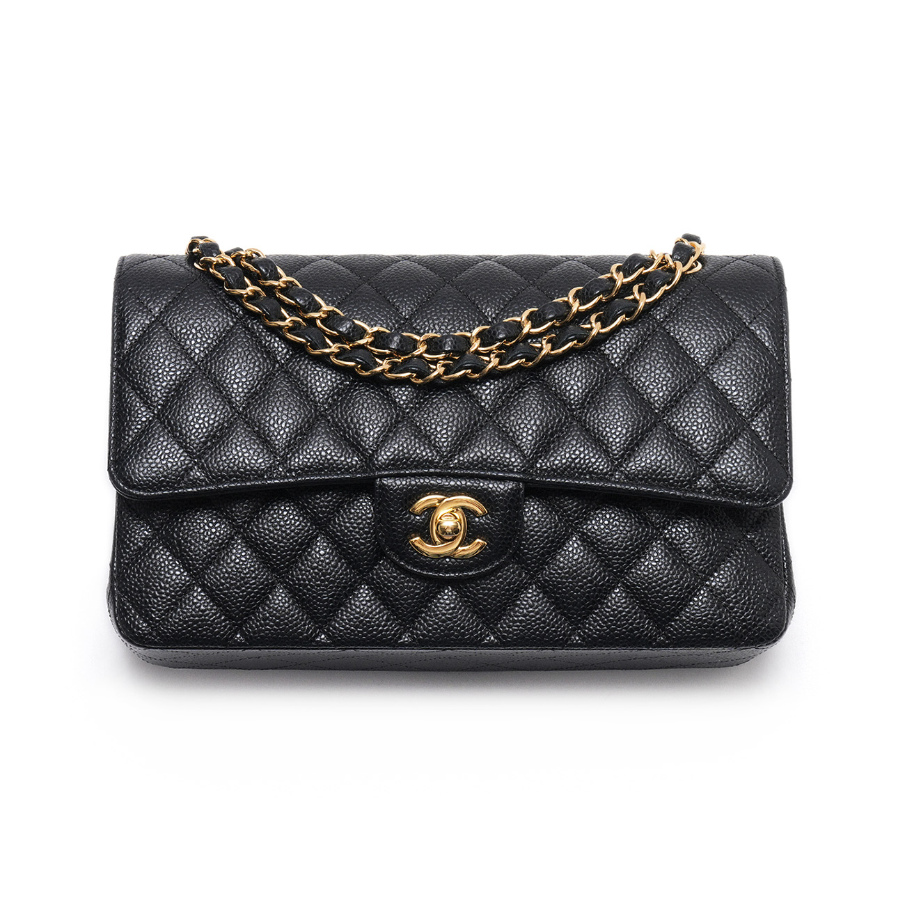CHANEL(USED)샤넬 캐비어 클래식 미듐 플랩백