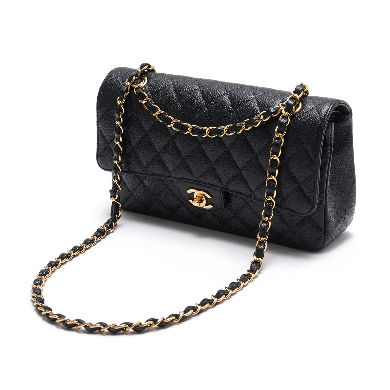 CHANEL(USED)샤넬 캐비어 클래식 미듐 플랩백