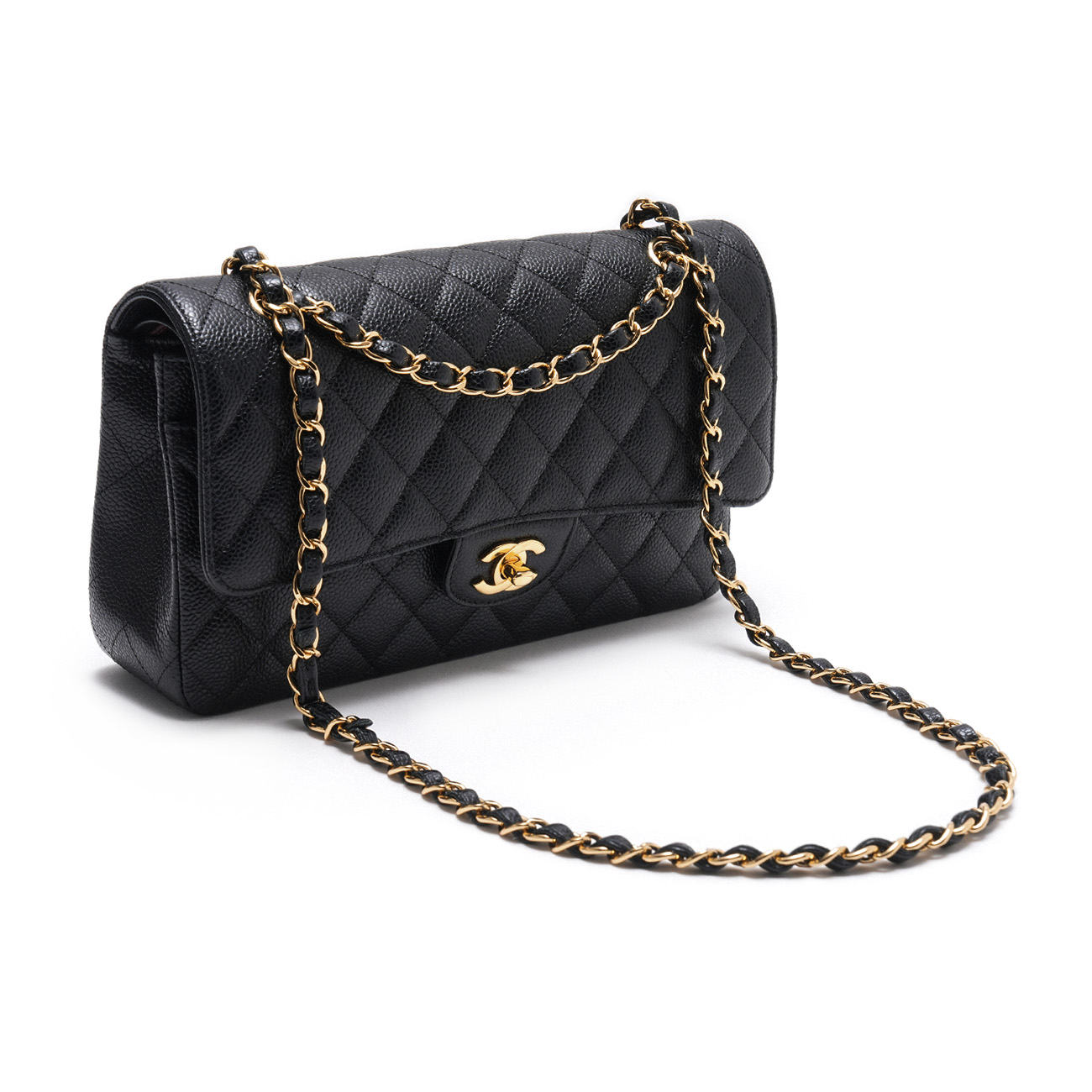 CHANEL(USED)샤넬 캐비어 클래식 미듐 플랩백