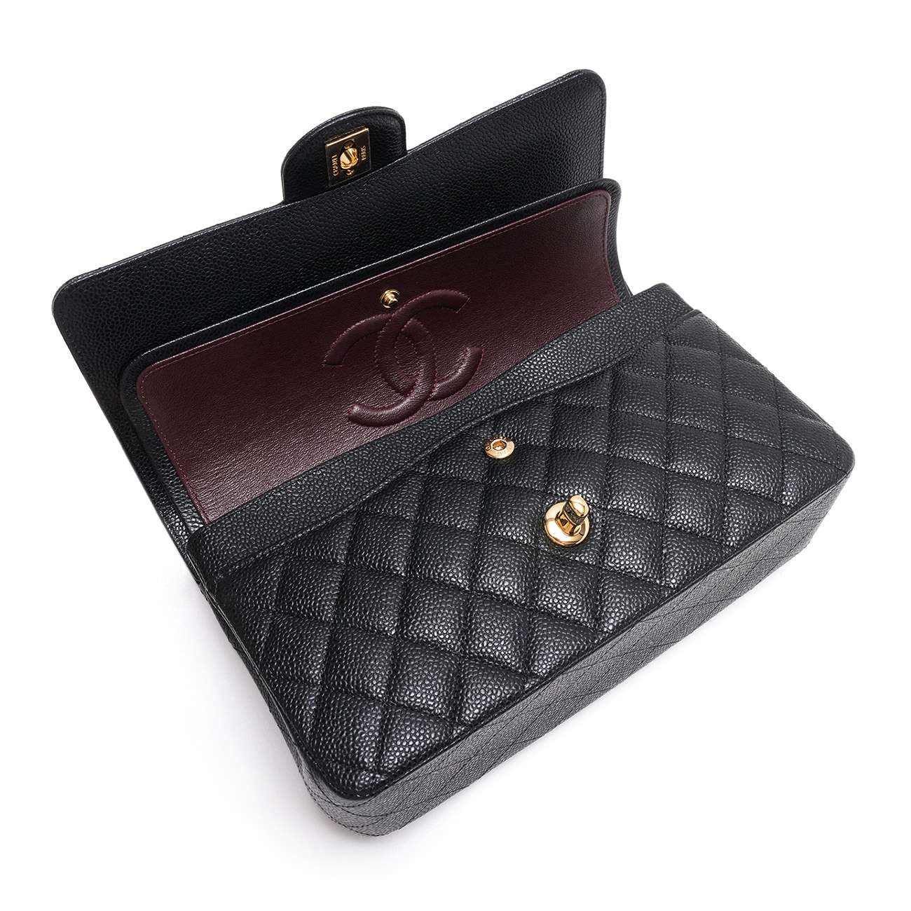 CHANEL(USED)샤넬 캐비어 클래식 미듐 플랩백