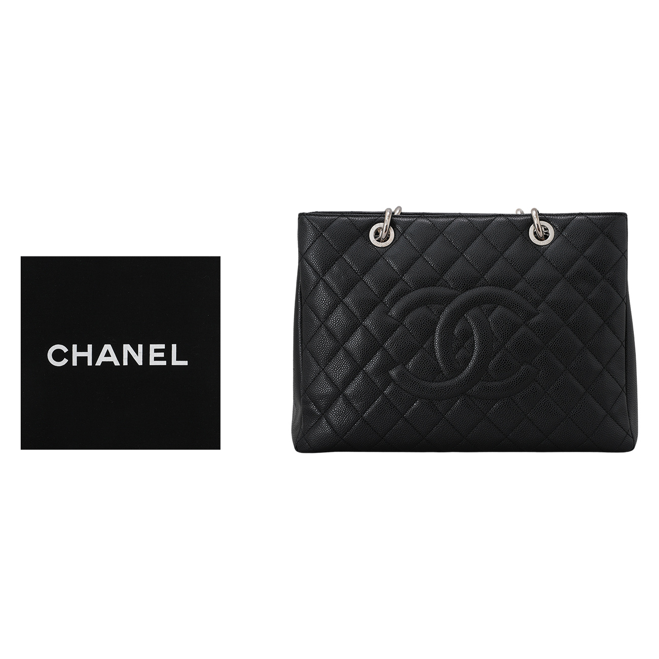 CHANEL(USED)샤넬 캐비어 그랜드샤핑