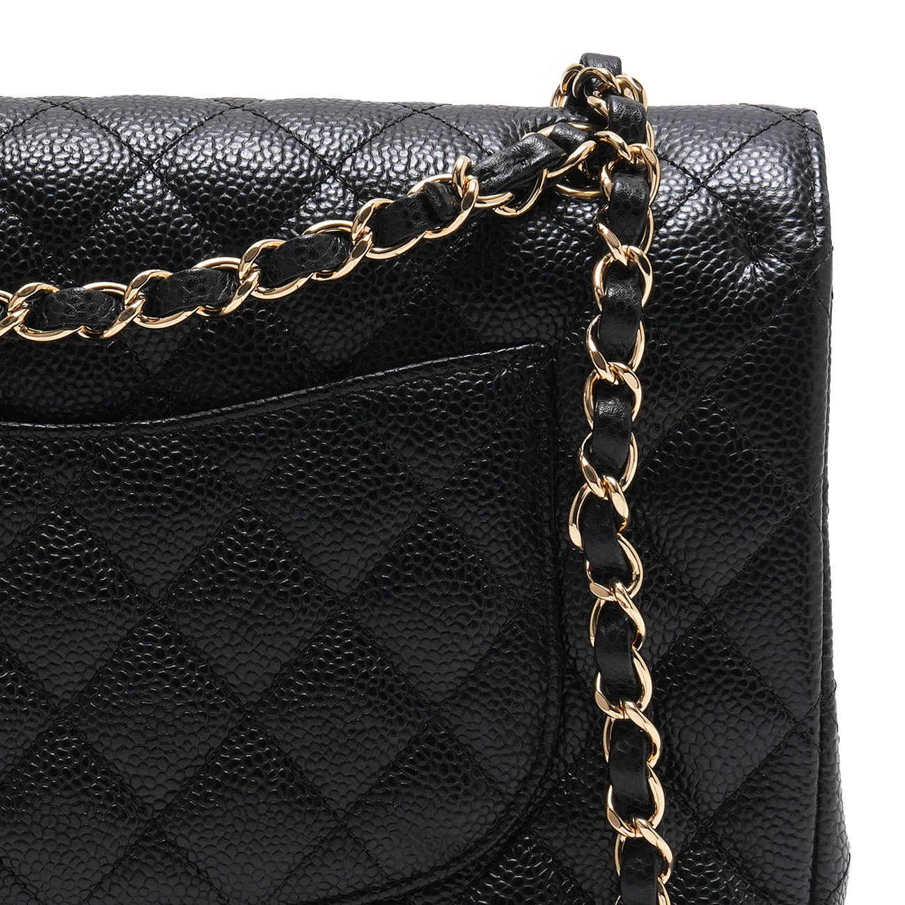 CHANEL(USED)샤넬 캐비어 클래식 미듐 플랩백