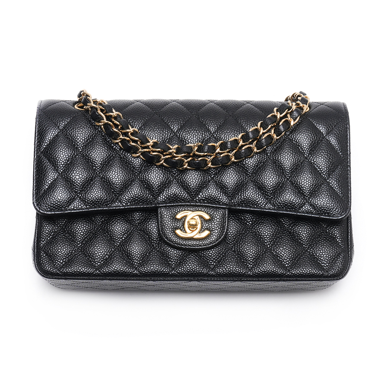 CHANEL(USED)샤넬 캐비어 클래식 미듐 플랩백