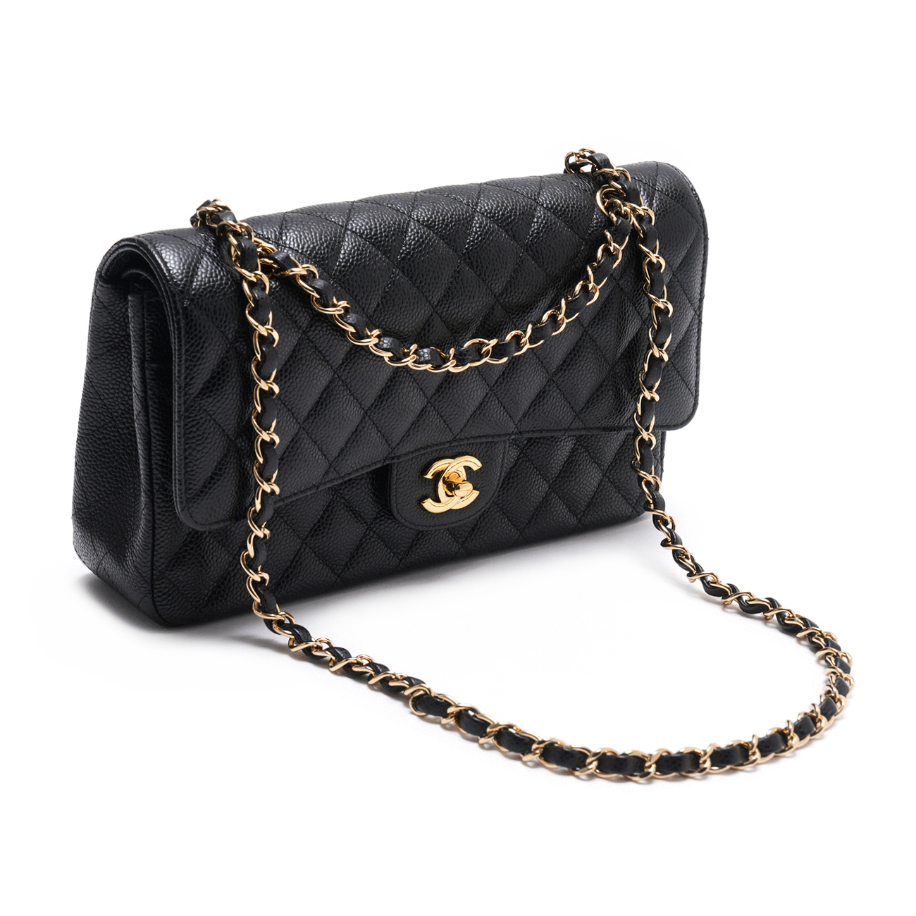 CHANEL(USED)샤넬 캐비어 클래식 미듐 플랩백