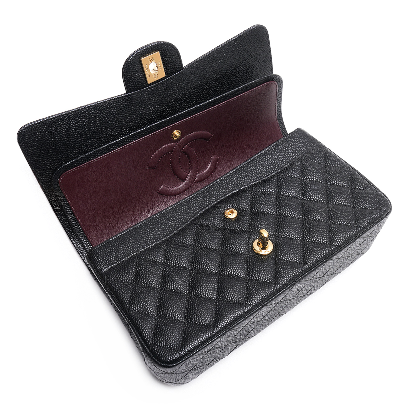 CHANEL(USED)샤넬 캐비어 클래식 미듐 플랩백