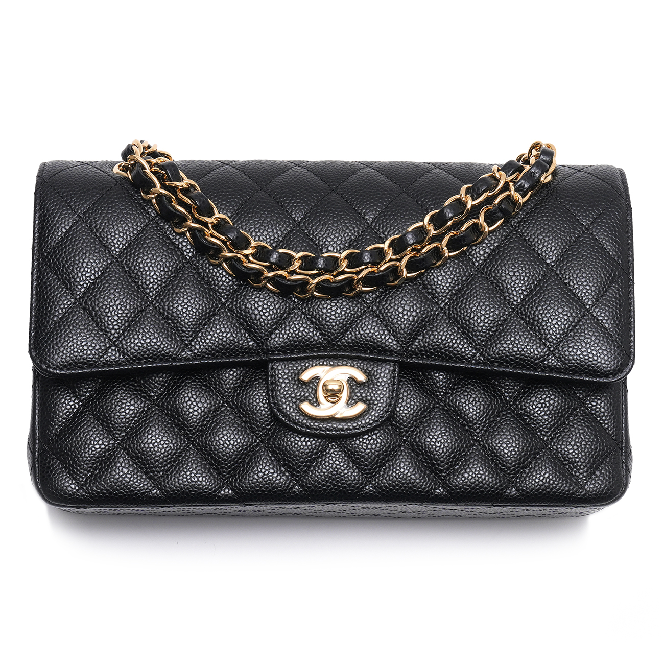CHANEL(USED)샤넬 캐비어 클래식 미듐 플랩백