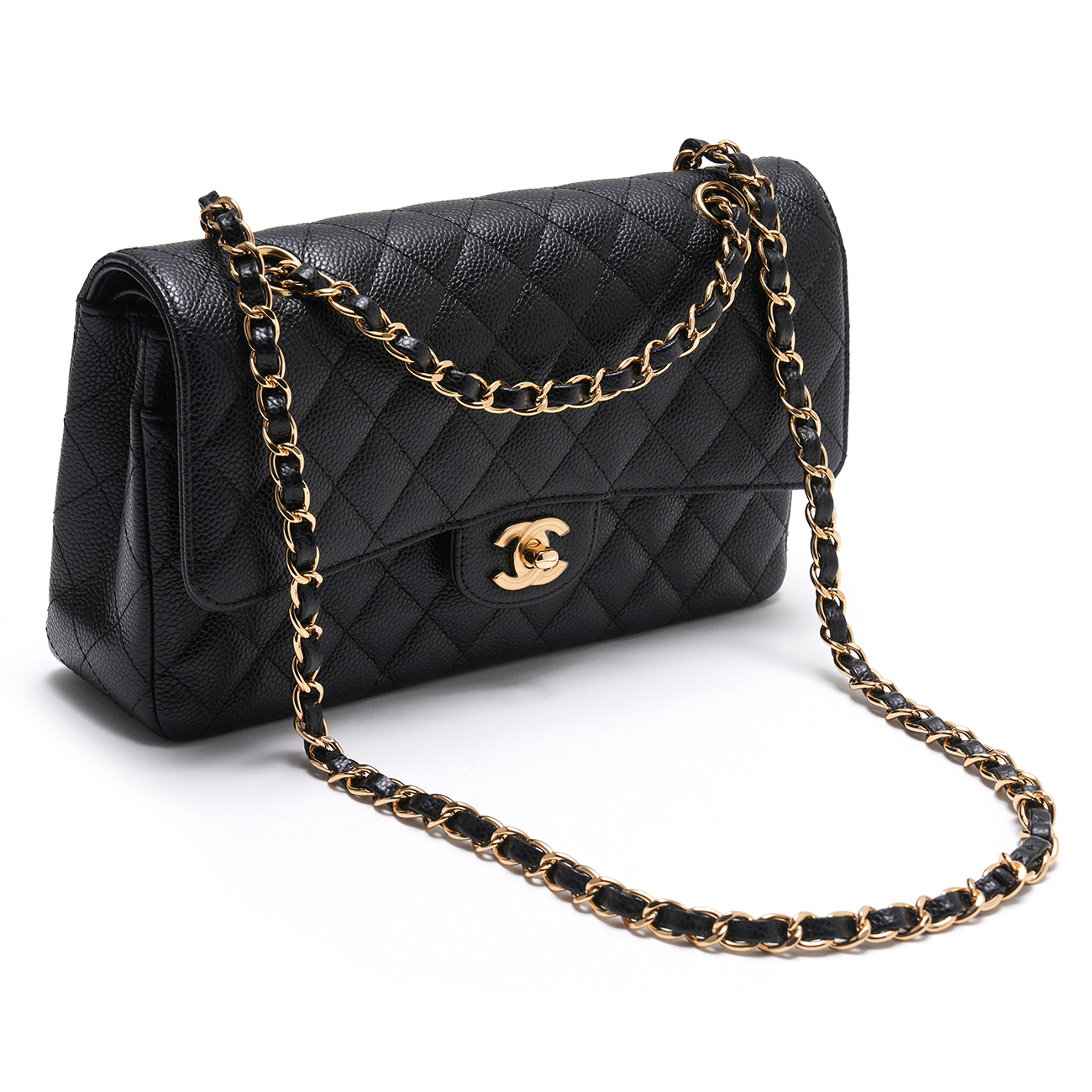 CHANEL(USED)샤넬 캐비어 클래식 미듐 플랩백