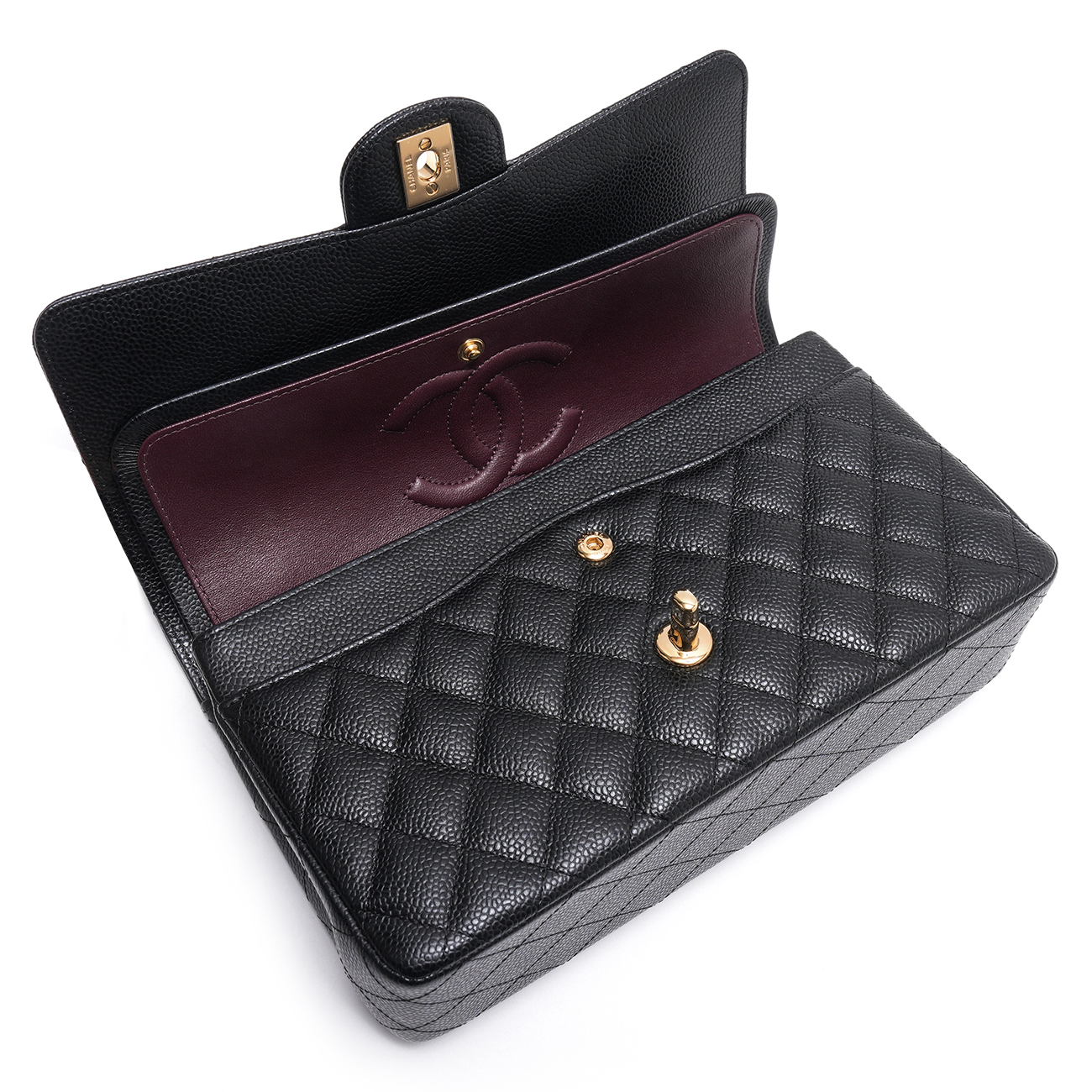 CHANEL(USED)샤넬 캐비어 클래식 미듐 플랩백
